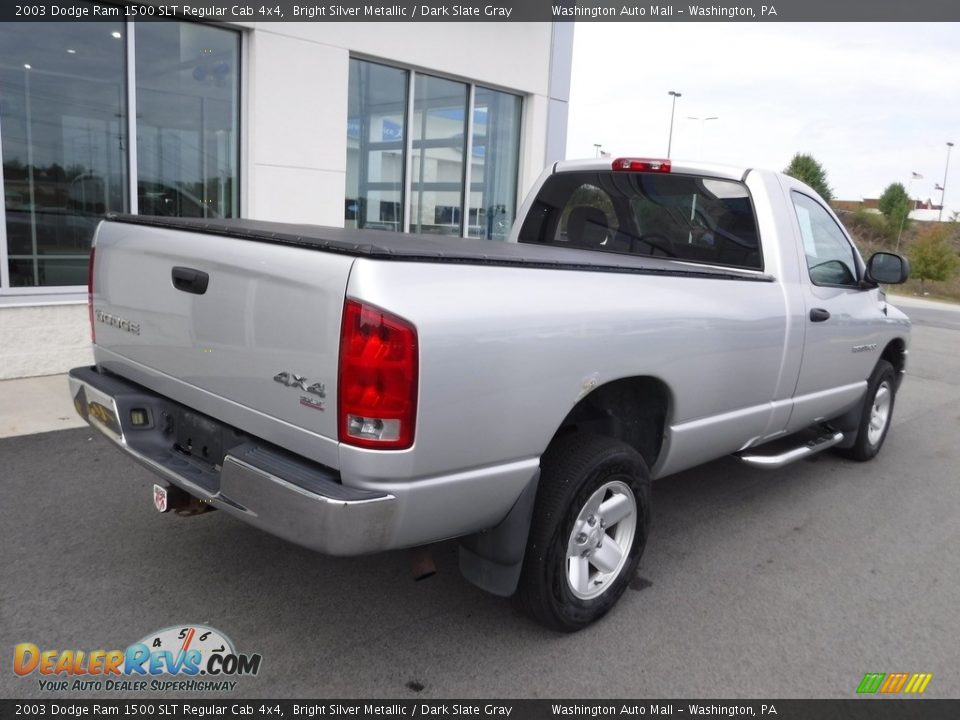 2003 Dodge Ram 1500 SLT Regular Cab 4x4 Bright Silver Metallic / Dark Slate Gray Photo #10