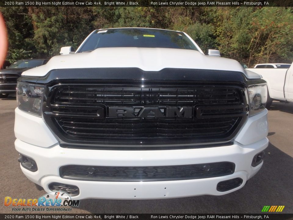 2020 Ram 1500 Big Horn Night Edition Crew Cab 4x4 Bright White / Black Photo #9