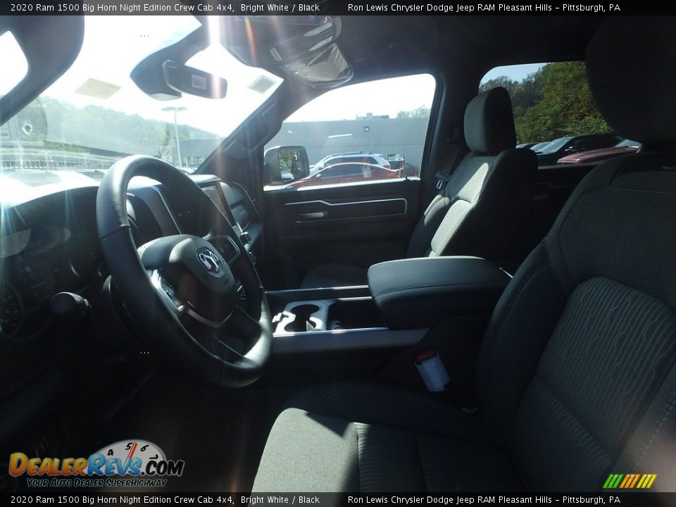 2020 Ram 1500 Big Horn Night Edition Crew Cab 4x4 Bright White / Black Photo #11