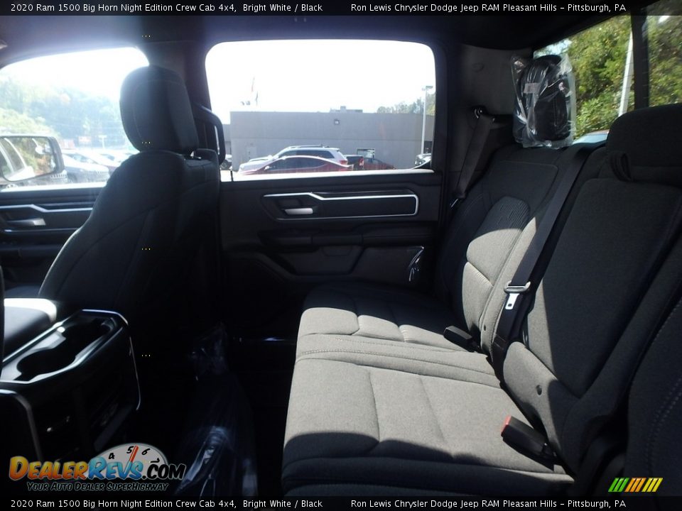 2020 Ram 1500 Big Horn Night Edition Crew Cab 4x4 Bright White / Black Photo #12