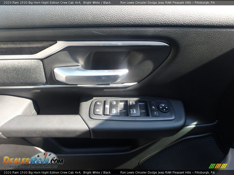 2020 Ram 1500 Big Horn Night Edition Crew Cab 4x4 Bright White / Black Photo #14