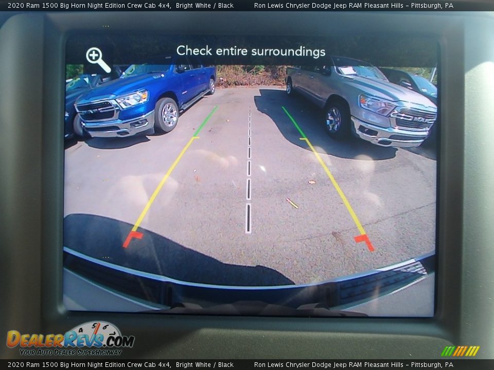 2020 Ram 1500 Big Horn Night Edition Crew Cab 4x4 Bright White / Black Photo #16