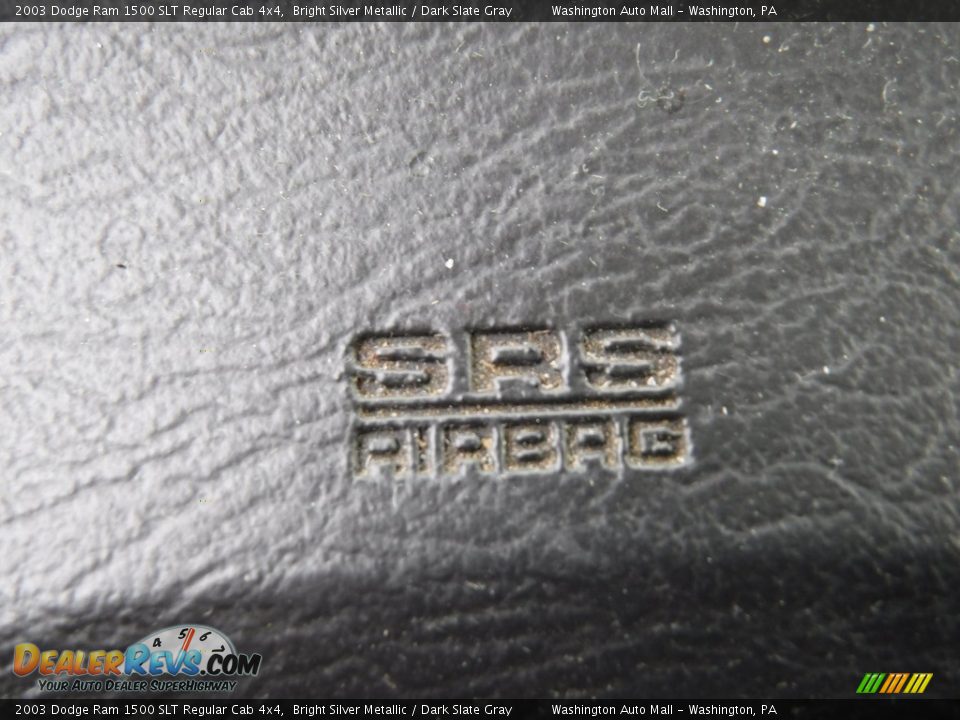 2003 Dodge Ram 1500 SLT Regular Cab 4x4 Bright Silver Metallic / Dark Slate Gray Photo #22