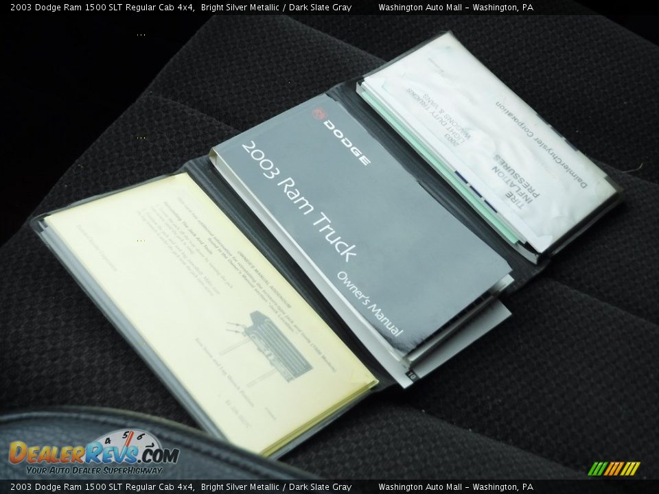 2003 Dodge Ram 1500 SLT Regular Cab 4x4 Bright Silver Metallic / Dark Slate Gray Photo #23