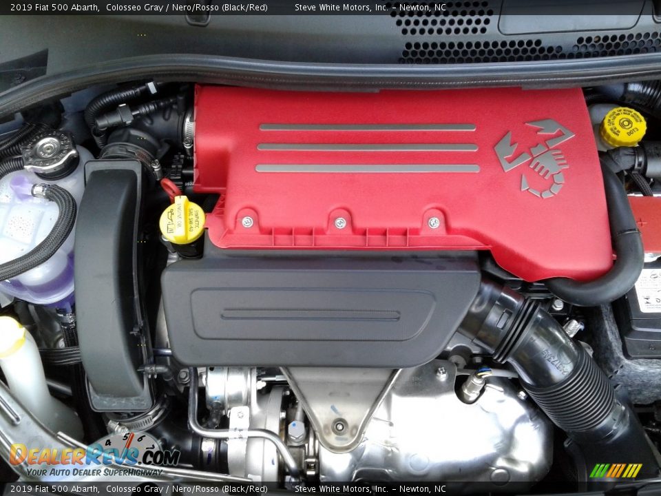 2019 Fiat 500 Abarth 1.4 Liter Turbocharged SOHC 16-Valve MultiAir 4 Cylinder Engine Photo #26