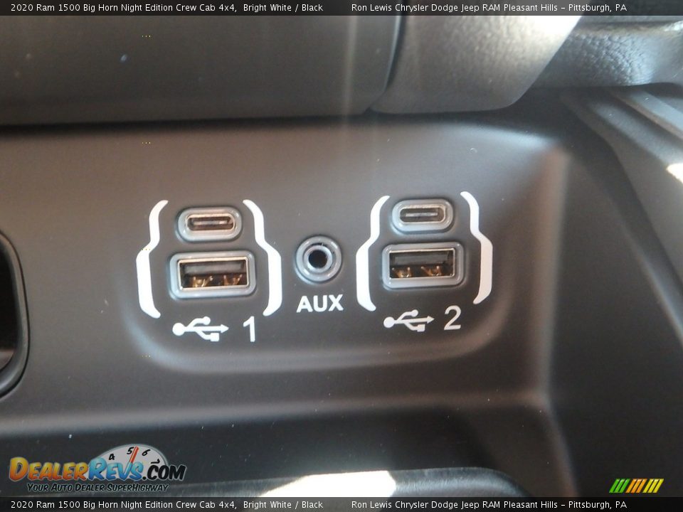 2020 Ram 1500 Big Horn Night Edition Crew Cab 4x4 Bright White / Black Photo #20