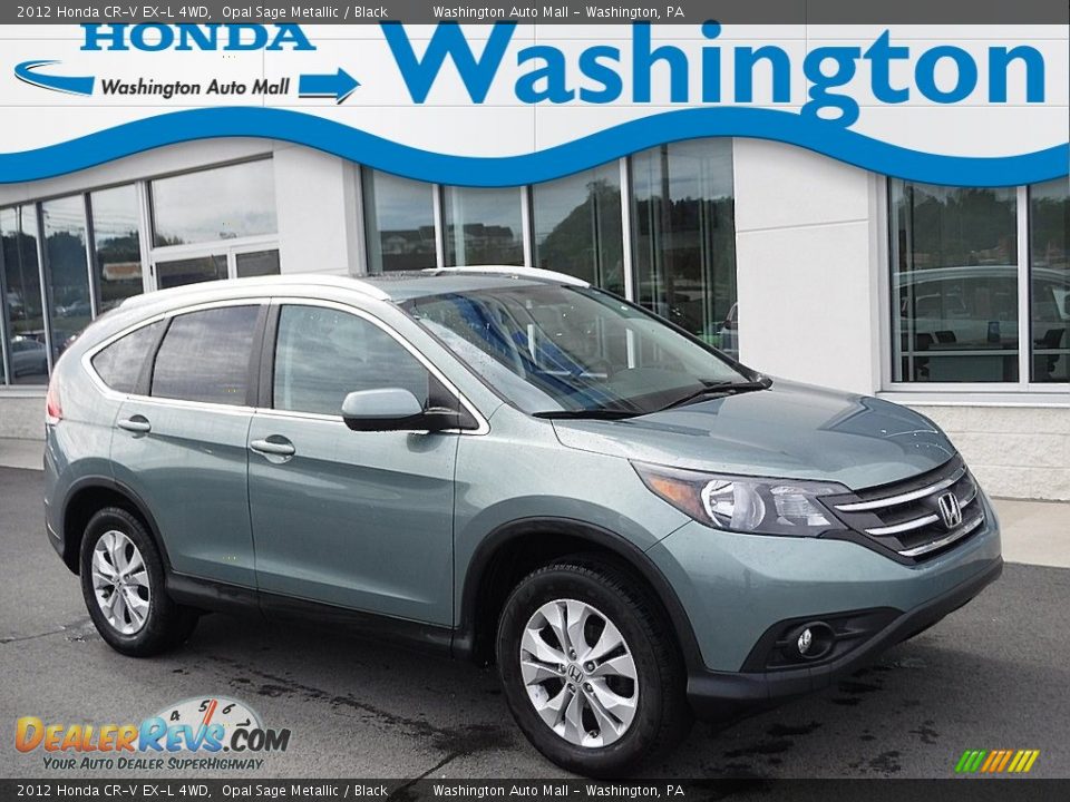 2012 Honda CR-V EX-L 4WD Opal Sage Metallic / Black Photo #1