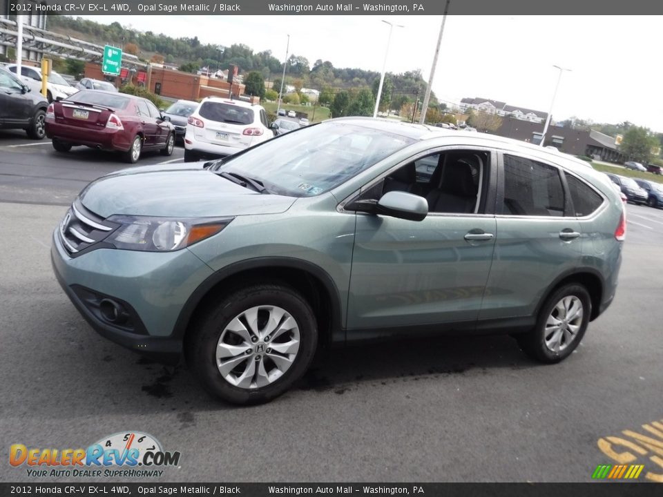 2012 Honda CR-V EX-L 4WD Opal Sage Metallic / Black Photo #6