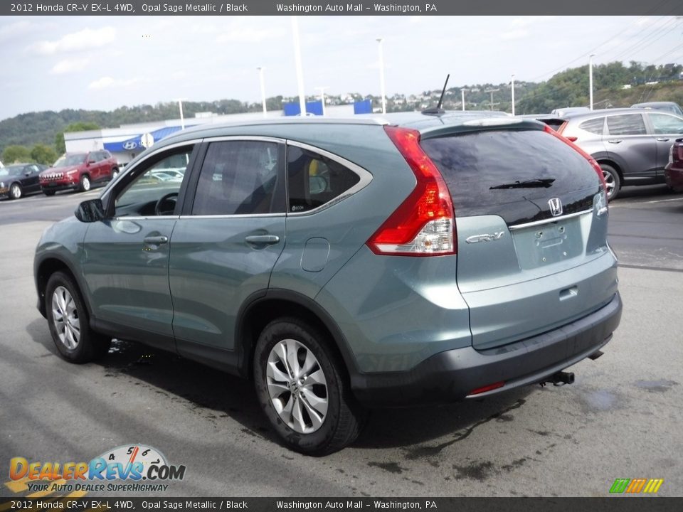 2012 Honda CR-V EX-L 4WD Opal Sage Metallic / Black Photo #7