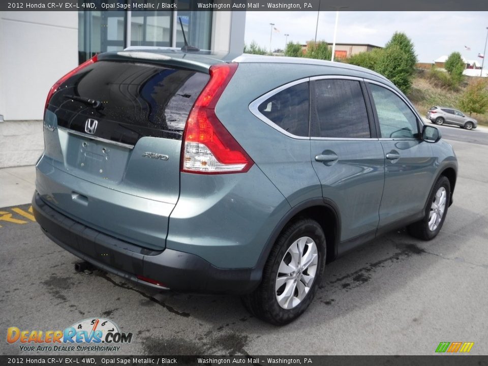 2012 Honda CR-V EX-L 4WD Opal Sage Metallic / Black Photo #9