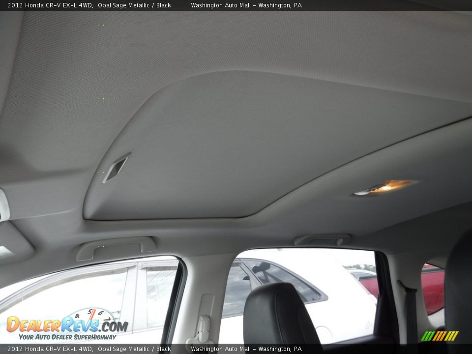 2012 Honda CR-V EX-L 4WD Opal Sage Metallic / Black Photo #12