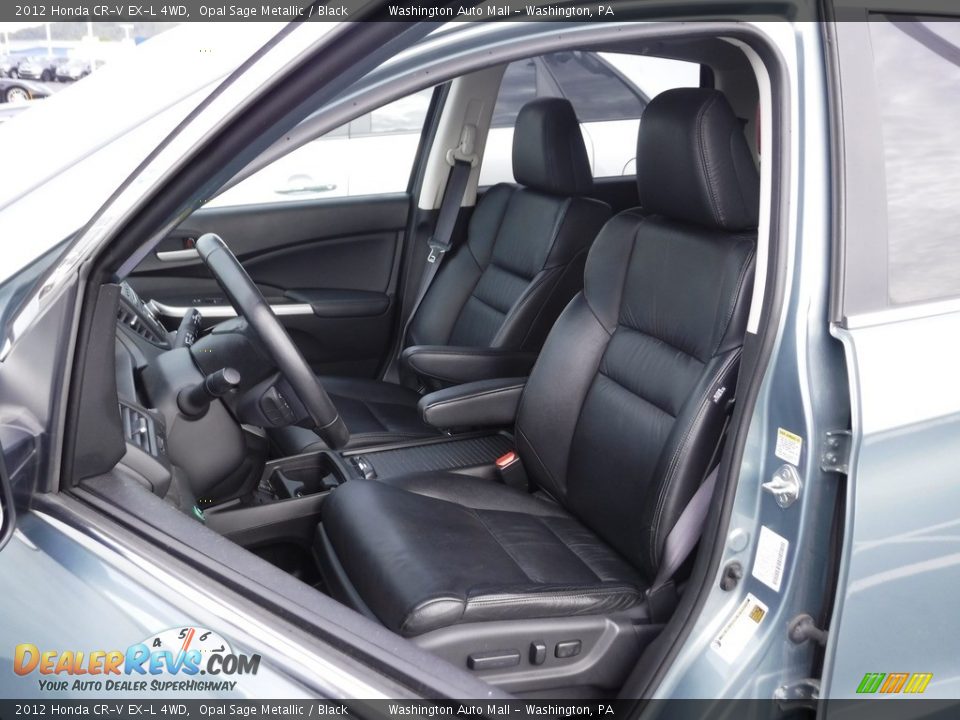2012 Honda CR-V EX-L 4WD Opal Sage Metallic / Black Photo #14