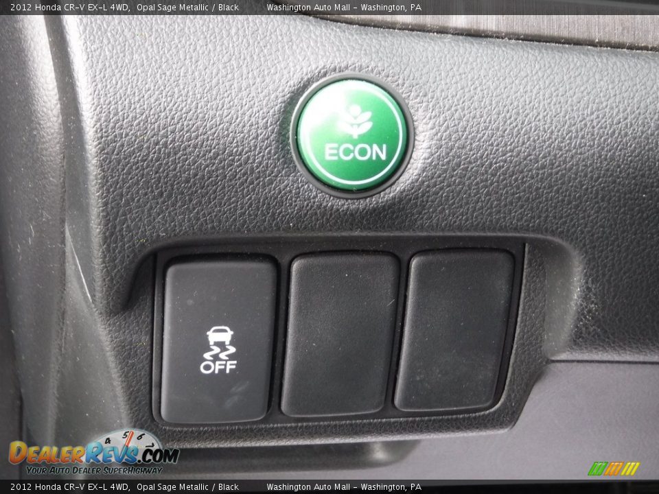 2012 Honda CR-V EX-L 4WD Opal Sage Metallic / Black Photo #16