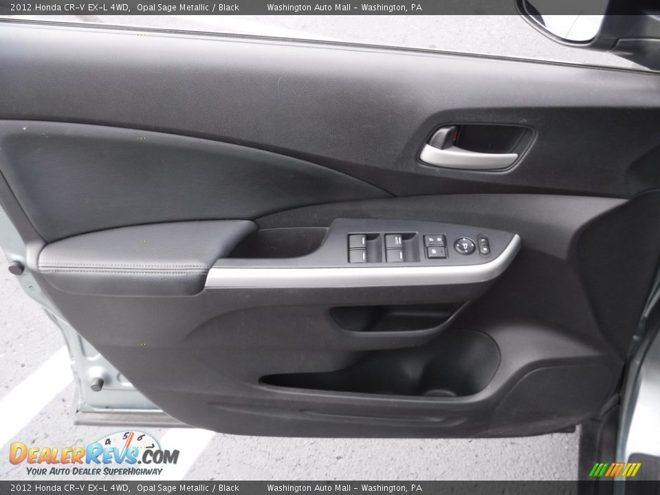2012 Honda CR-V EX-L 4WD Opal Sage Metallic / Black Photo #17