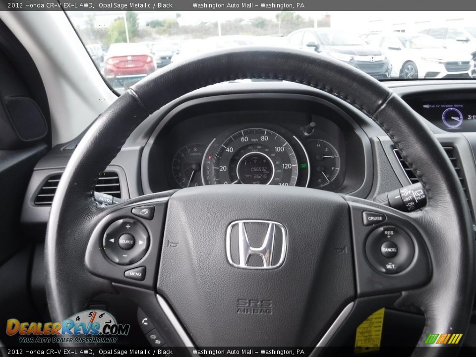 2012 Honda CR-V EX-L 4WD Opal Sage Metallic / Black Photo #23