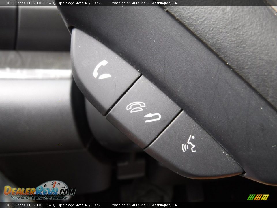 2012 Honda CR-V EX-L 4WD Opal Sage Metallic / Black Photo #24