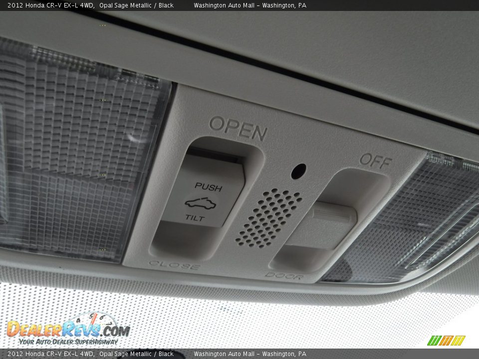 2012 Honda CR-V EX-L 4WD Opal Sage Metallic / Black Photo #26