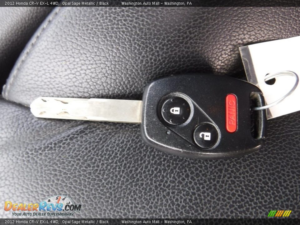 2012 Honda CR-V EX-L 4WD Opal Sage Metallic / Black Photo #29