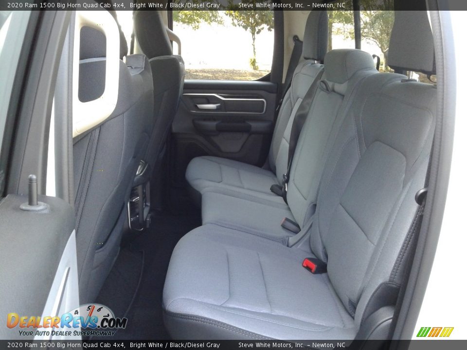 2020 Ram 1500 Big Horn Quad Cab 4x4 Bright White / Black/Diesel Gray Photo #11