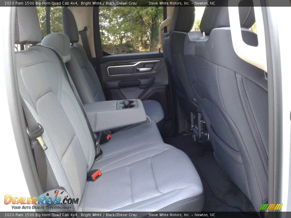 2020 Ram 1500 Big Horn Quad Cab 4x4 Bright White / Black/Diesel Gray Photo #13