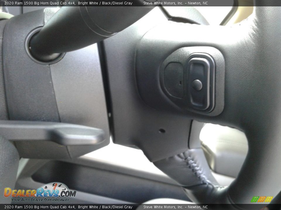 2020 Ram 1500 Big Horn Quad Cab 4x4 Bright White / Black/Diesel Gray Photo #16