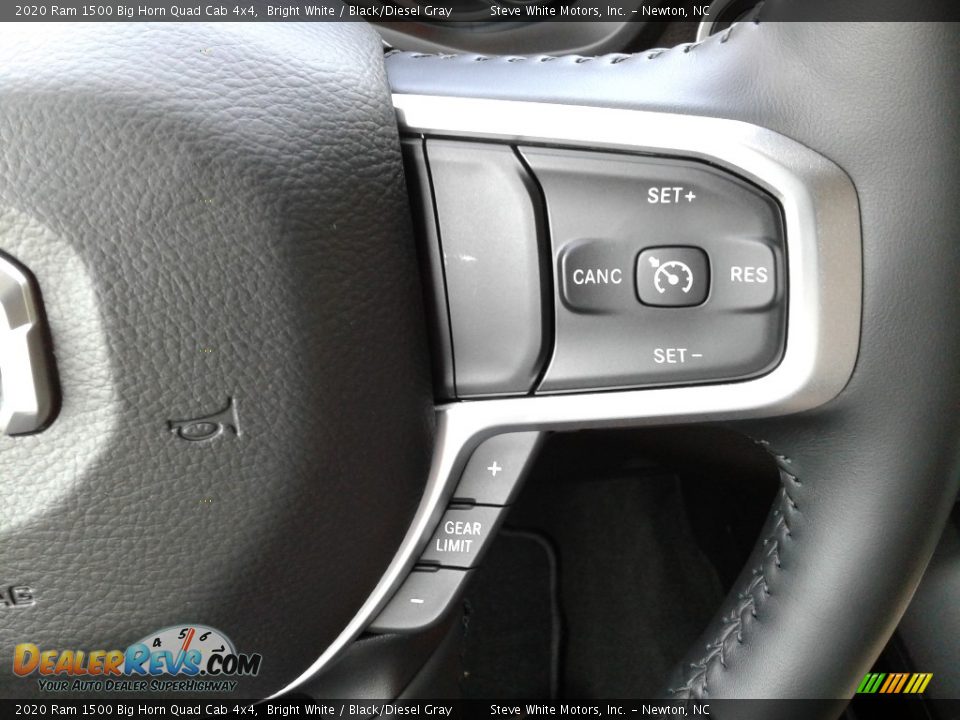 2020 Ram 1500 Big Horn Quad Cab 4x4 Bright White / Black/Diesel Gray Photo #18