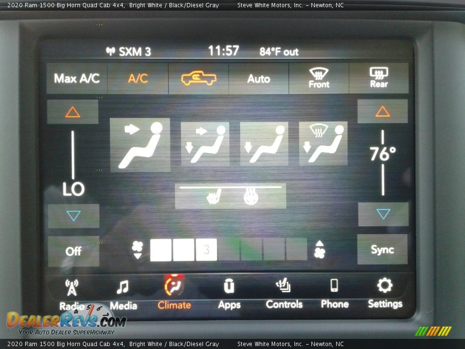 2020 Ram 1500 Big Horn Quad Cab 4x4 Bright White / Black/Diesel Gray Photo #23