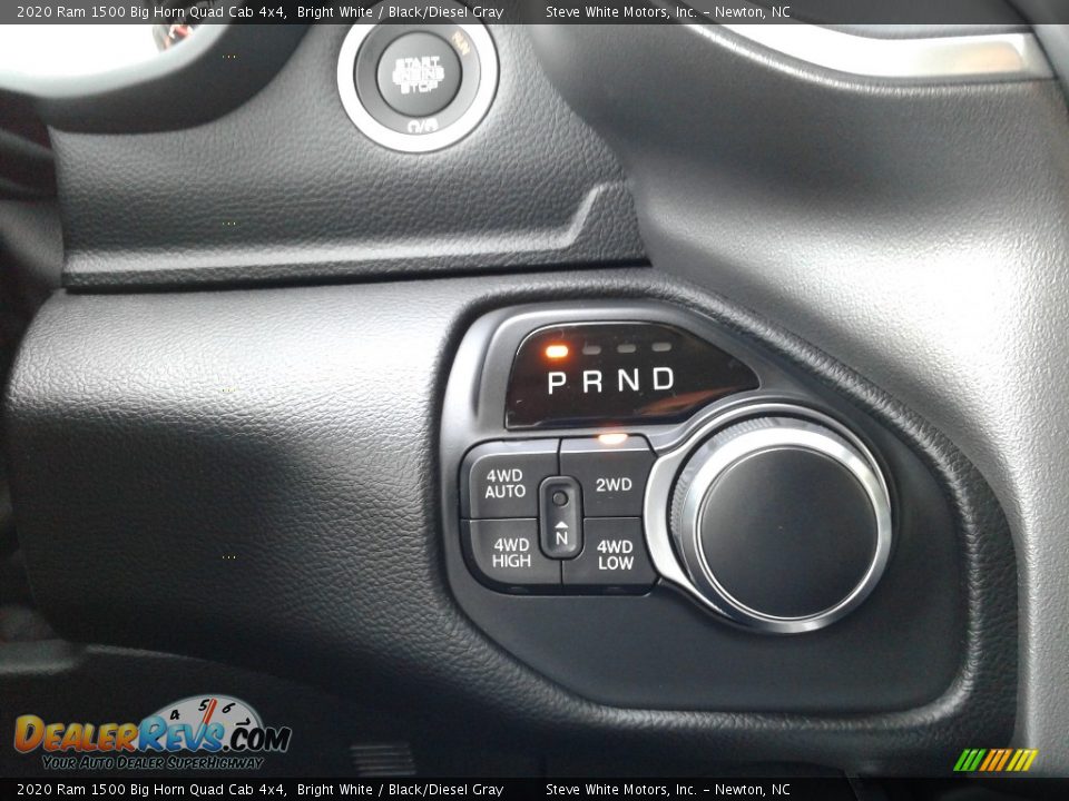 2020 Ram 1500 Big Horn Quad Cab 4x4 Bright White / Black/Diesel Gray Photo #26