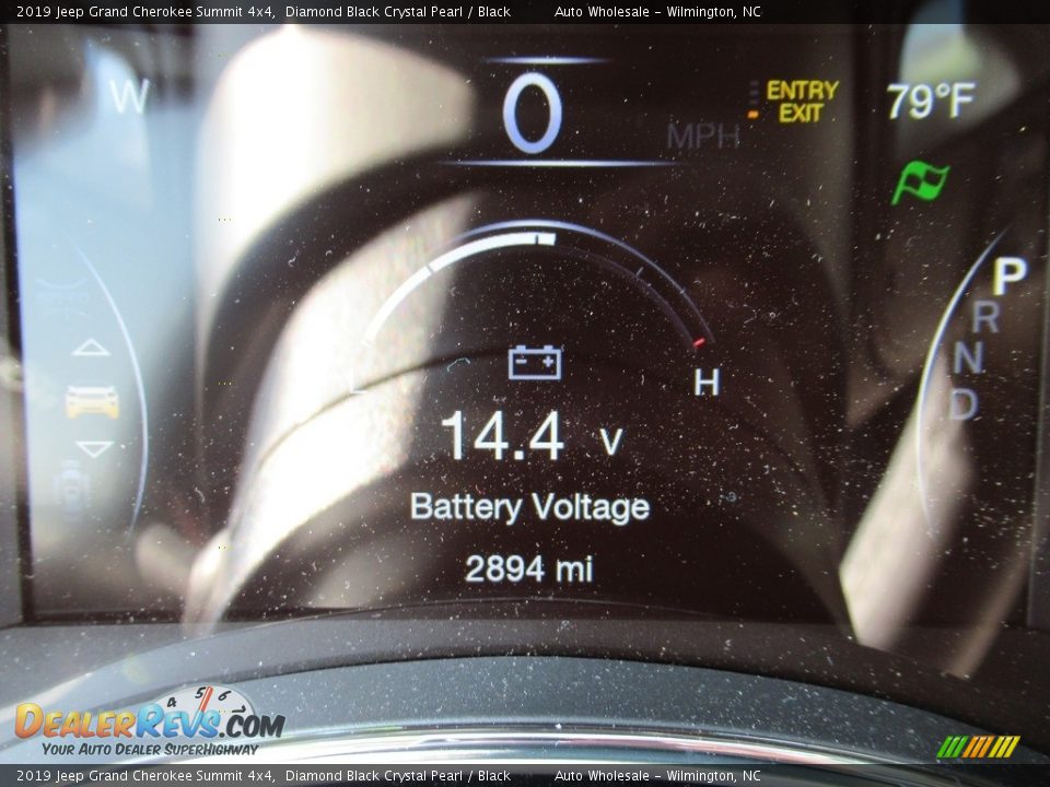 2019 Jeep Grand Cherokee Summit 4x4 Diamond Black Crystal Pearl / Black Photo #15