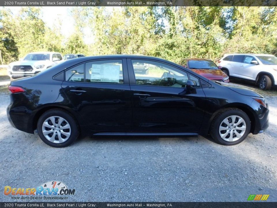 2020 Toyota Corolla LE Black Sand Pearl / Light Gray Photo #2