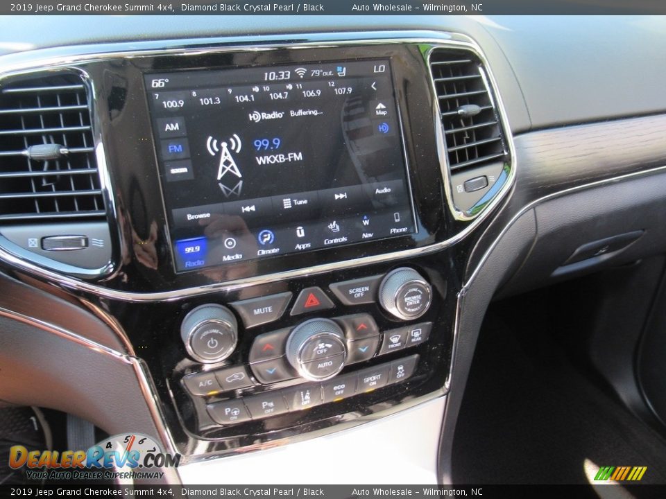2019 Jeep Grand Cherokee Summit 4x4 Diamond Black Crystal Pearl / Black Photo #17
