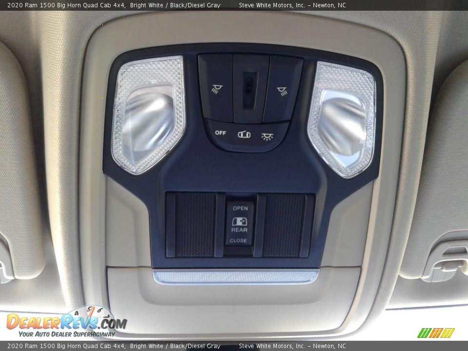 2020 Ram 1500 Big Horn Quad Cab 4x4 Bright White / Black/Diesel Gray Photo #29