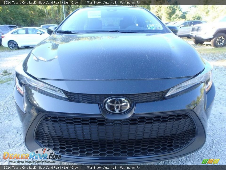 2020 Toyota Corolla LE Black Sand Pearl / Light Gray Photo #9