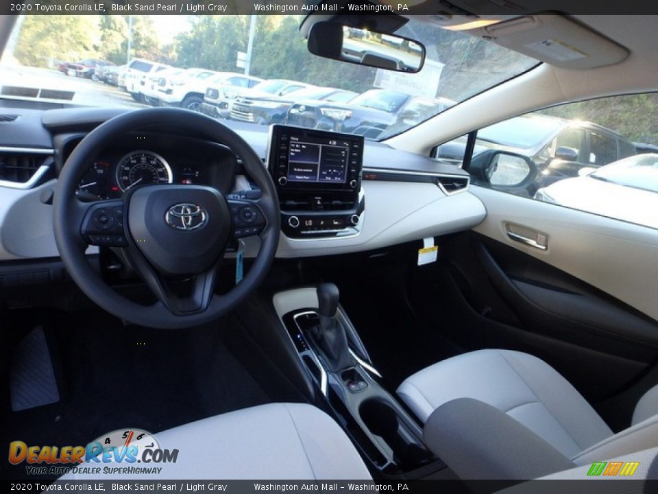 2020 Toyota Corolla LE Black Sand Pearl / Light Gray Photo #13
