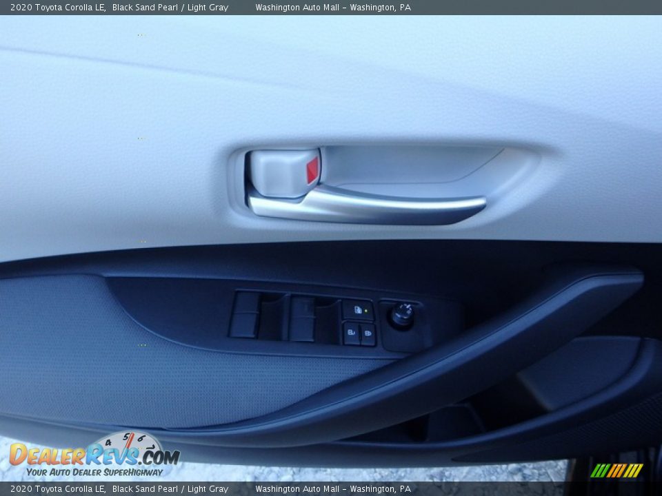 2020 Toyota Corolla LE Black Sand Pearl / Light Gray Photo #14