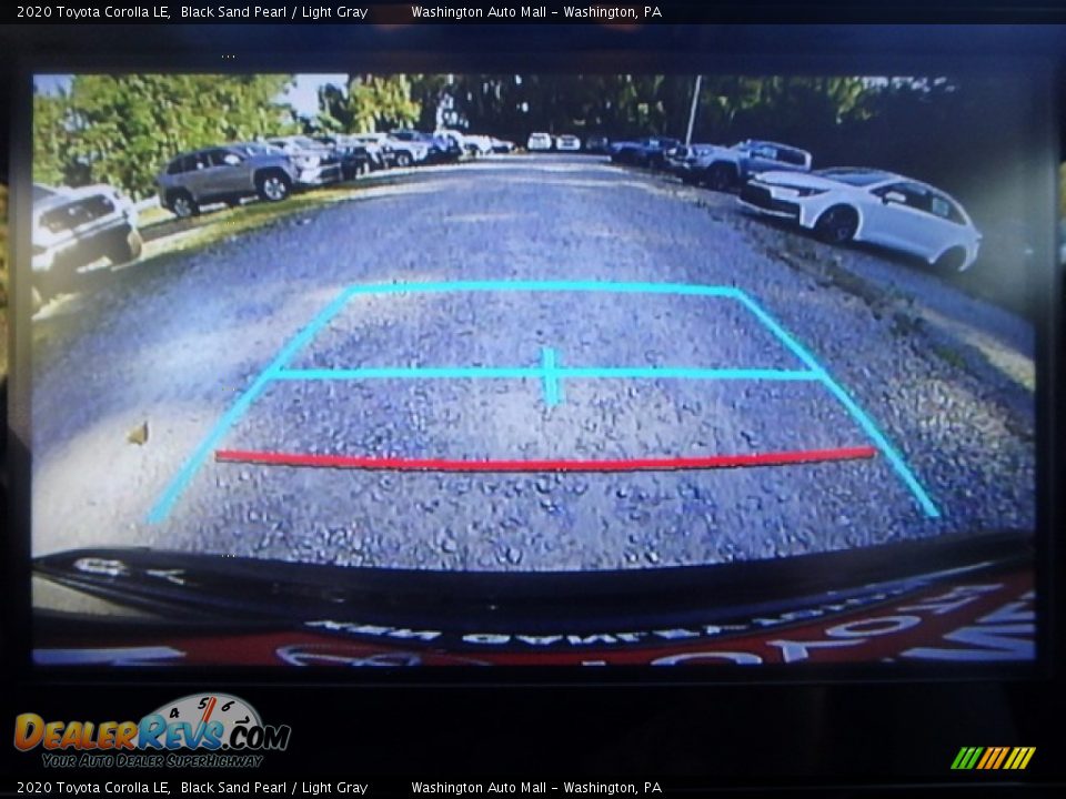 2020 Toyota Corolla LE Black Sand Pearl / Light Gray Photo #16