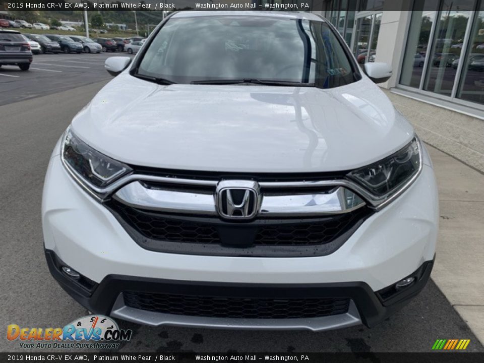 2019 Honda CR-V EX AWD Platinum White Pearl / Black Photo #3