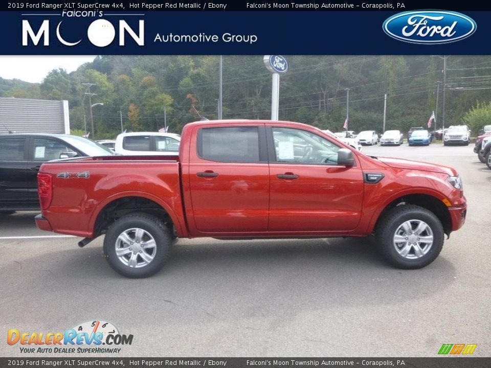 2019 Ford Ranger XLT SuperCrew 4x4 Hot Pepper Red Metallic / Ebony Photo #1