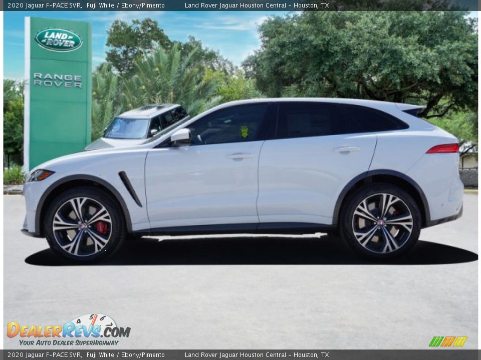 2020 Jaguar F-PACE SVR Fuji White / Ebony/Pimento Photo #3