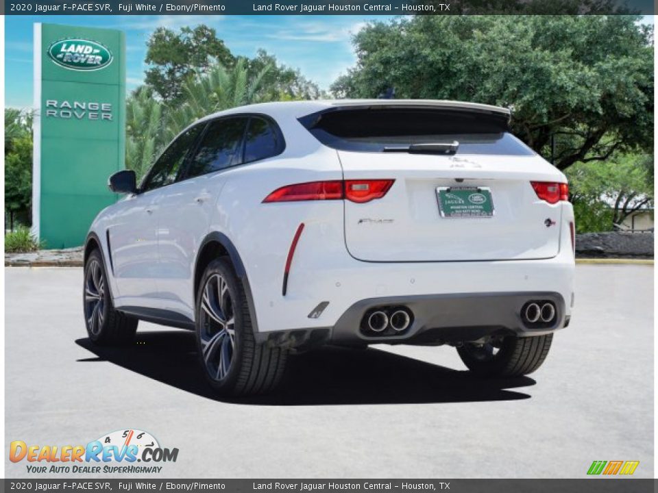2020 Jaguar F-PACE SVR Fuji White / Ebony/Pimento Photo #5