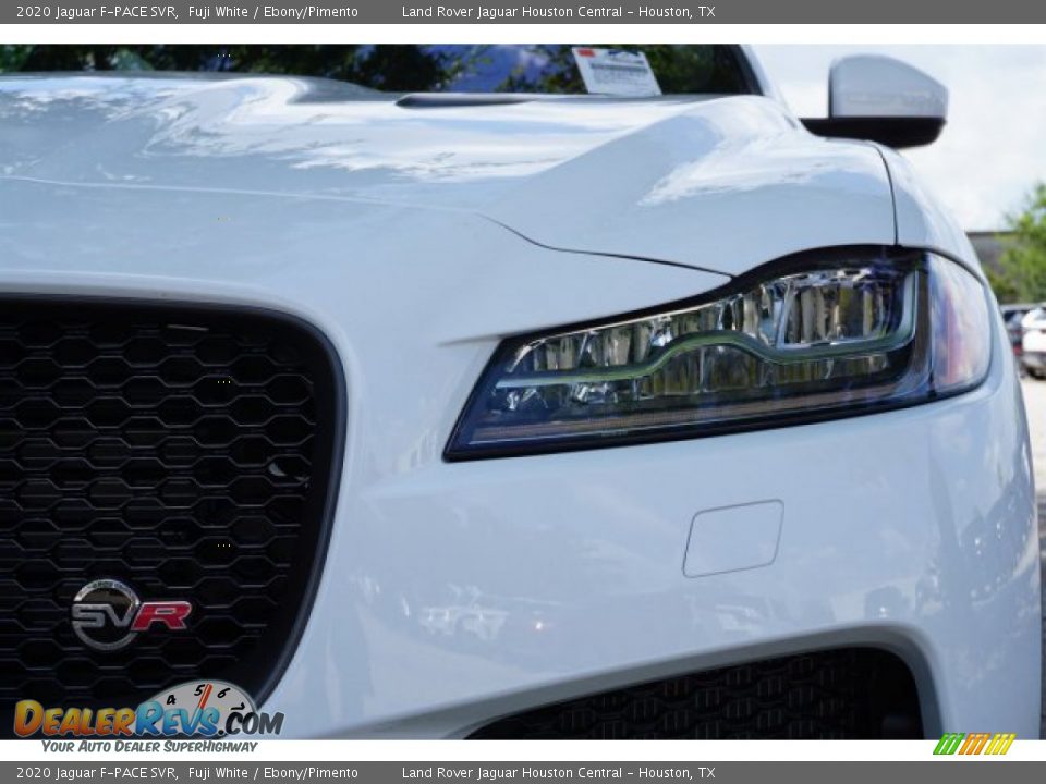 2020 Jaguar F-PACE SVR Fuji White / Ebony/Pimento Photo #7