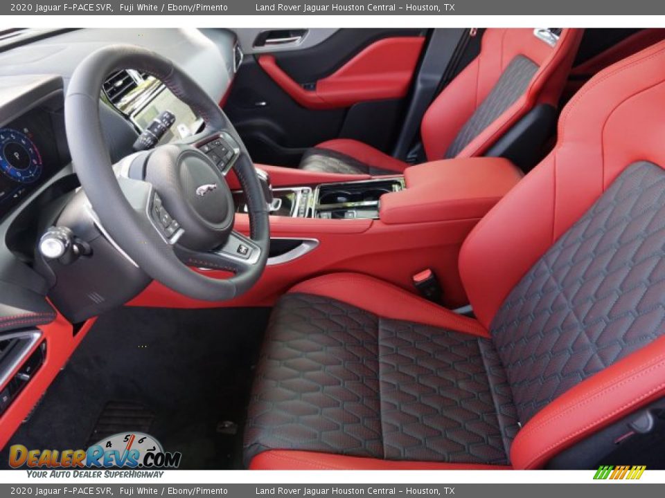 Front Seat of 2020 Jaguar F-PACE SVR Photo #10