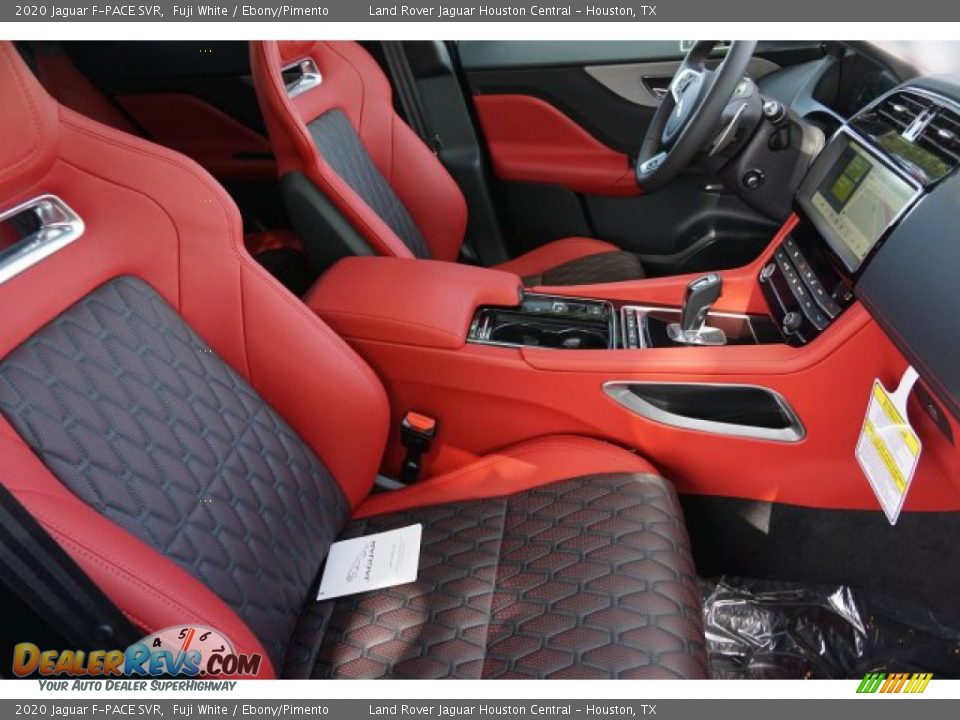 Front Seat of 2020 Jaguar F-PACE SVR Photo #12
