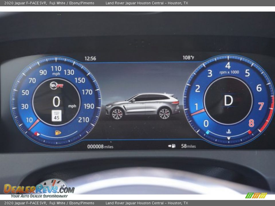 2020 Jaguar F-PACE SVR Gauges Photo #13