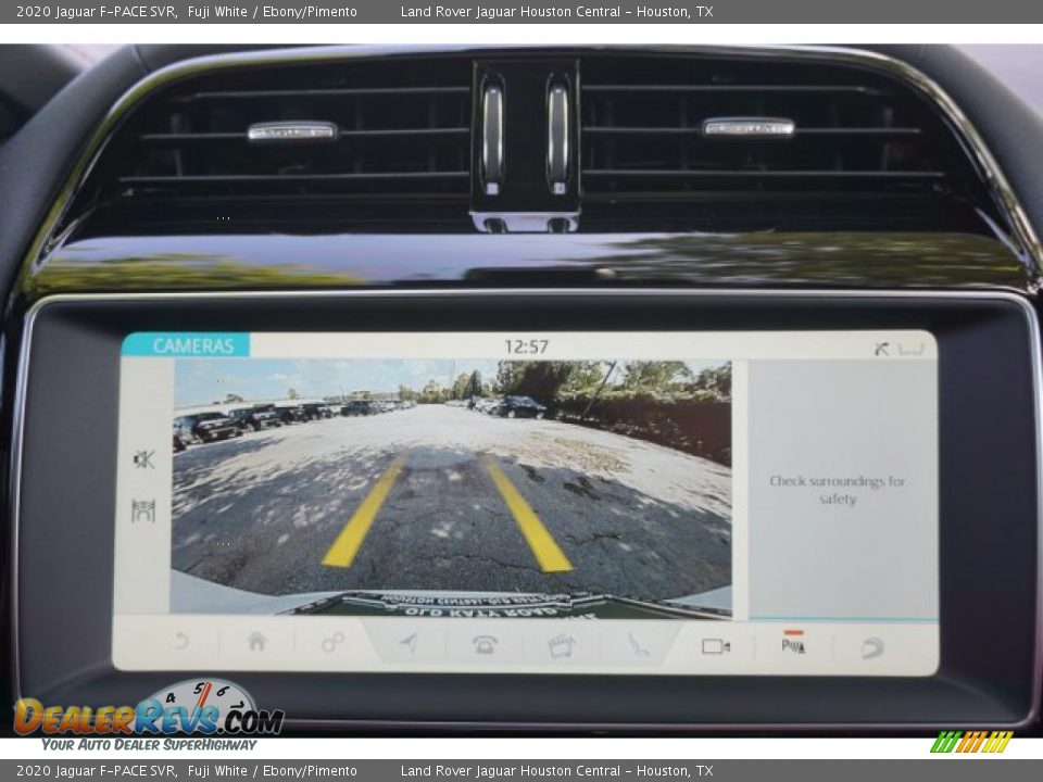 2020 Jaguar F-PACE SVR Fuji White / Ebony/Pimento Photo #15