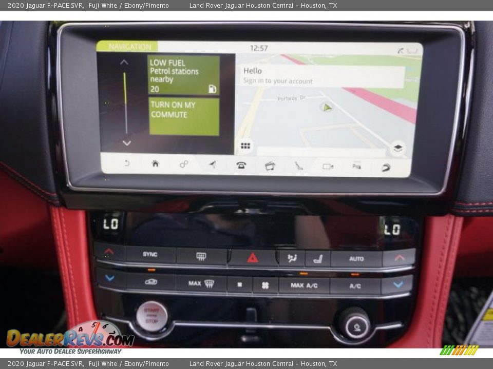 Navigation of 2020 Jaguar F-PACE SVR Photo #16