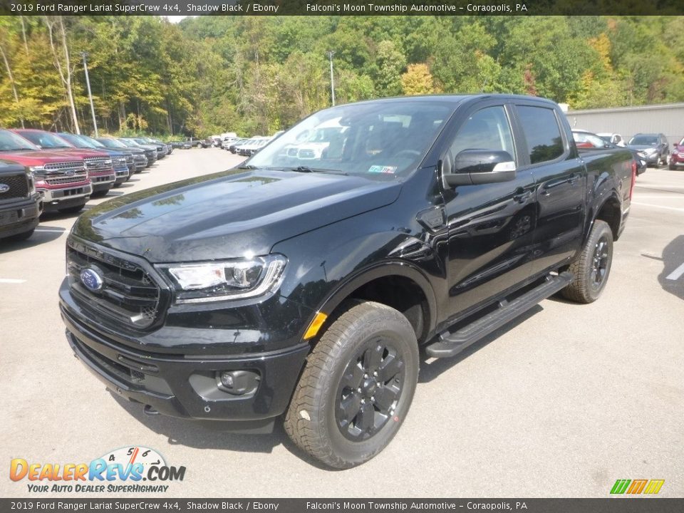 2019 Ford Ranger Lariat SuperCrew 4x4 Shadow Black / Ebony Photo #5