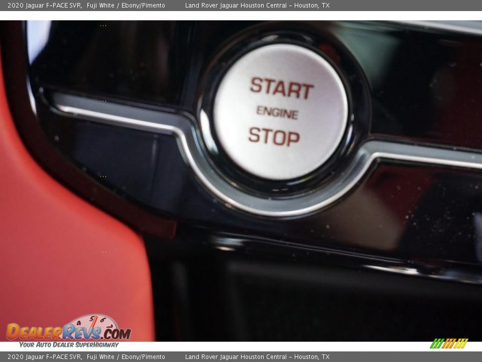 2020 Jaguar F-PACE SVR Fuji White / Ebony/Pimento Photo #18