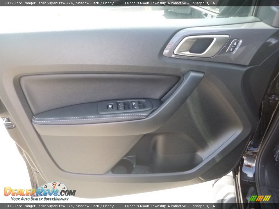 2019 Ford Ranger Lariat SuperCrew 4x4 Shadow Black / Ebony Photo #11