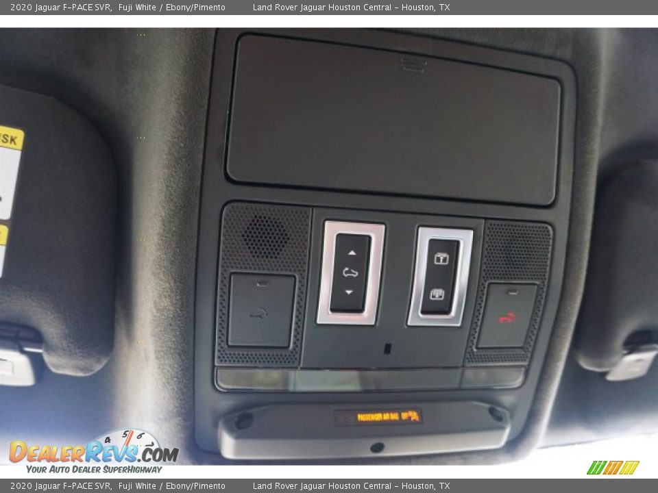 2020 Jaguar F-PACE SVR Fuji White / Ebony/Pimento Photo #22